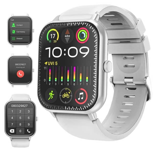 GUS-07 Smart Watch Series 11 Original AMOLED Display - 7-in-1 Combo Pack with 7 Premium Straps | All-in-One Smartwatch for iOS & Android"