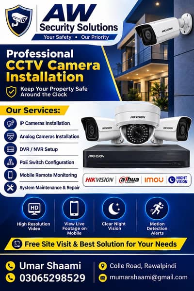 Cctv Camera Installation Security Cameras Hikvision Wireless CCTV