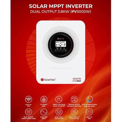 SolarMax Solon 3.8kW Dual Output Hybrid Inverter (Official Warranty)