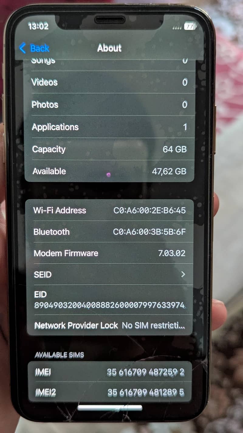 Apple iPhone XS 7