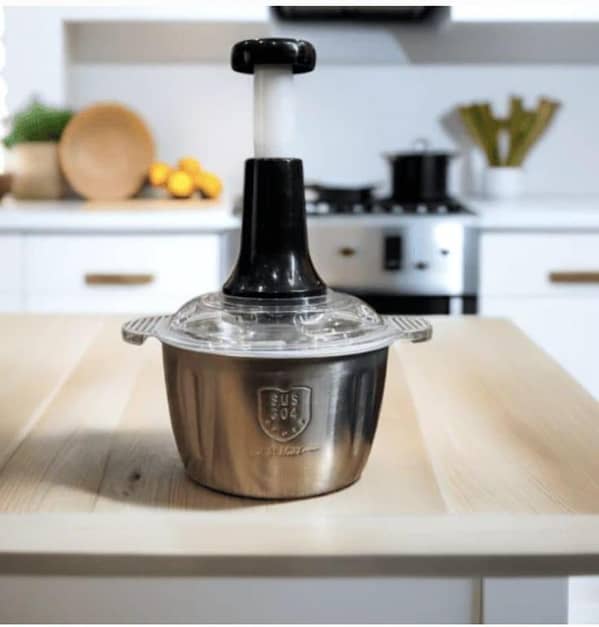 Chopper Food Processor with 2000 ml Transparent Bowl, 3-Blade System, Quick Start Operation