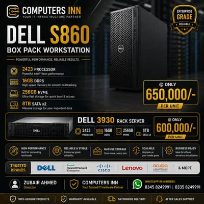Dell S860 Box Pack Workstation & Dell 3930 Rack Server | Dell server