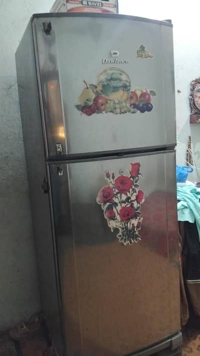 fridge  + stablizer + fridge stand for sell