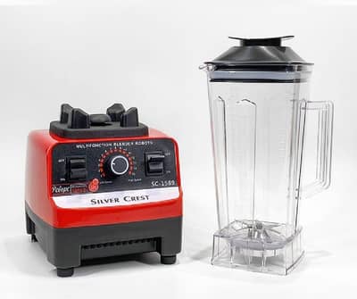 2L BpA free multifunctional blender set red black