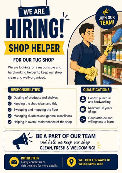Helper for PSO TUC SHOP