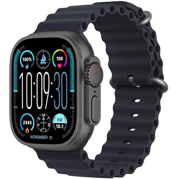 GUS-02 Smart Watch ULTRA 3 Original AMOLED Display - 7-in-1 Combo Pack with 7 Premium Straps | All-in-One Smartwatch for iOS & Android"