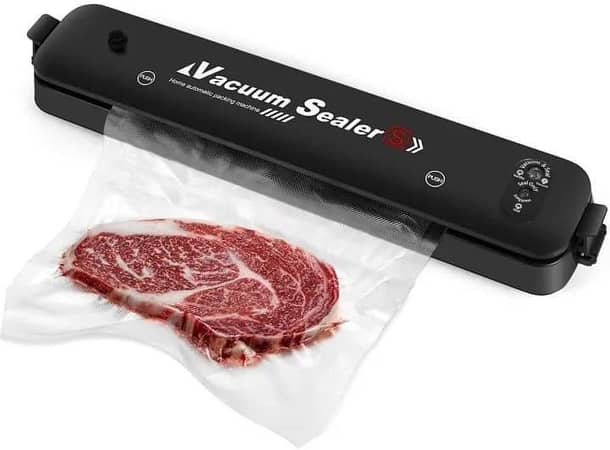 Vacuum Sealer, Food Sealer for Food Preservation, Automatic Bags Mouth Sealing Machine