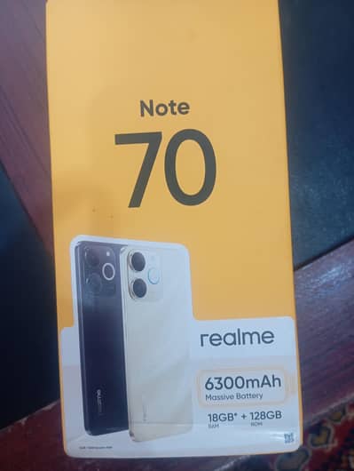 Realme note 70 6+6+ram 128rom