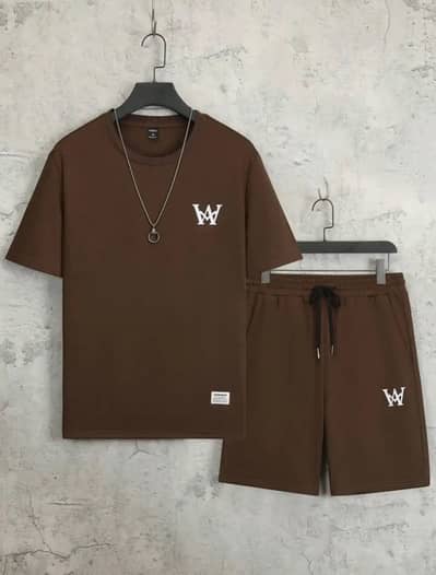 Men’s 2-Piece Printed T-Shirt & Shorts Tracksuit