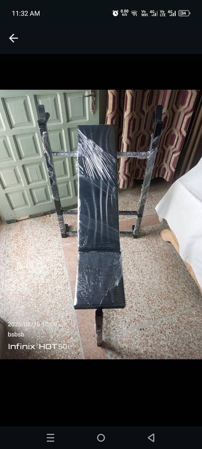 Dumbells Rods Weight Plates Bench Press (03375678509)