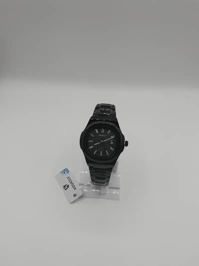 Luxury Look HOURSLY Black Chain Watch for Men With Box . . .