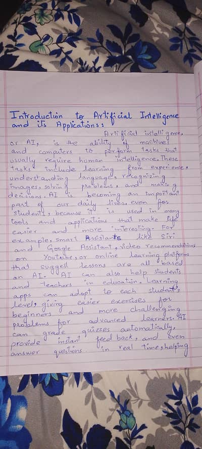 Assignment writing