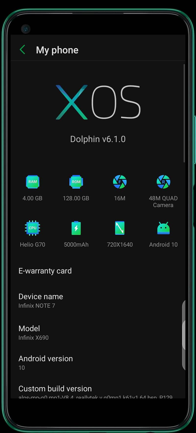 Infinix Note 7 0