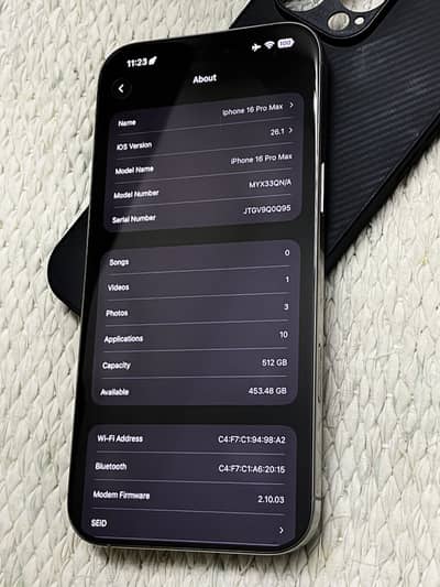 Apple iPhone 16 Pro Max 512 GB Bypass phone exchange