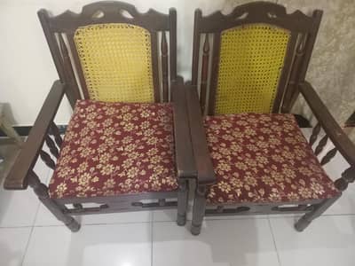 **2 CHAIRS, 2 SMALL TABLES, 1 LARGE TABLE** FOR SALE!!!!