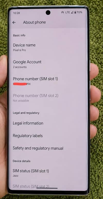 Google Pixel 6 Pro CPI Lifetime Approved 12/128