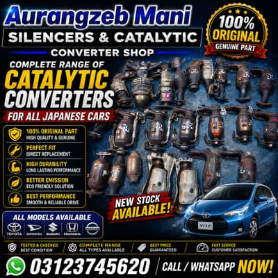 Aurangzeb Silencer & Catalytic Converter | Japanese Cars | Original