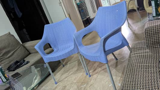 plastic chairs