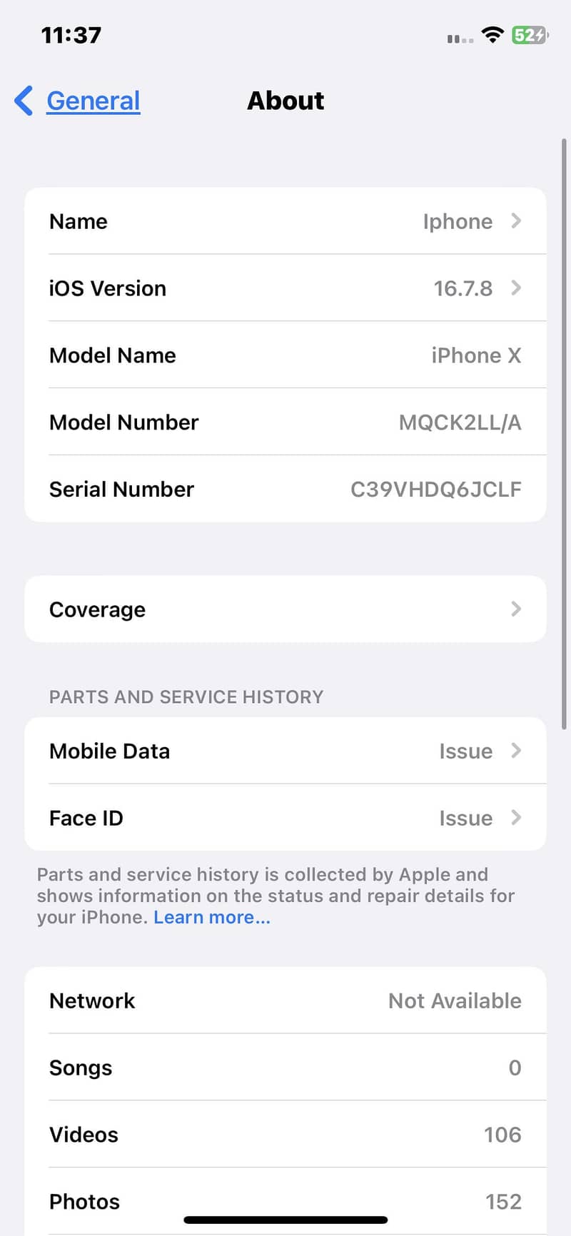 Apple iPhone X 5
