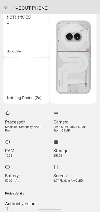 Nothing Phone 2a- Offical PTA in warranty
