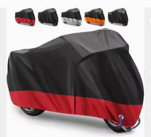 Waterproof Motorcycle Cover – Heavy-Duty All-Weather Dust and UV Protection for Bikes and Scooters