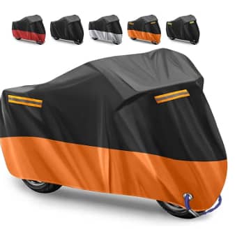 Full-Size Motorcycle Cover for 70–125cc Bikes, Dustproof Top Parking