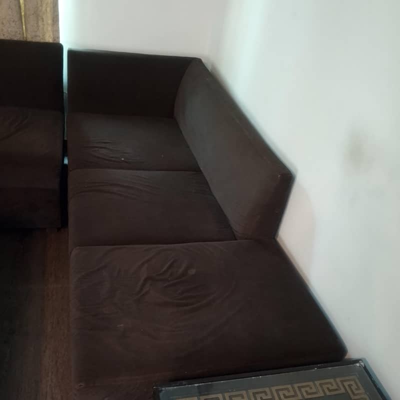 L Shape 6 seater sofa set without Table 3
