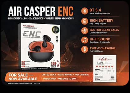 Air Casper ENC Wireless Earbuds