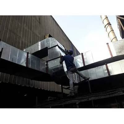 Commercial Kitchen Hood - Industrial Exhaust Fan - Air Ducting System