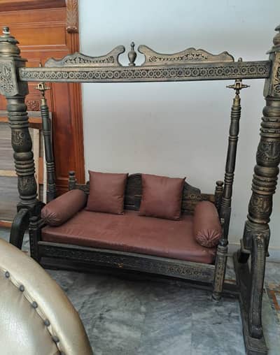 Beautiful Wooden Swing | Full Size | Faisalabad, Millat Town
