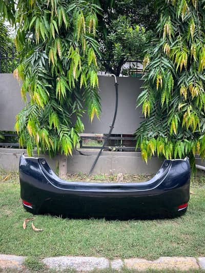 Toyota grande original bumpers in genuine black paint