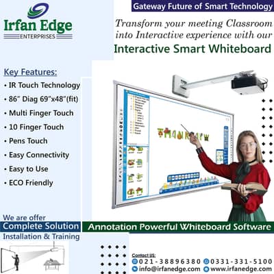 Interactive Smart Whiteboard, Whiteboard Interactive Touch Screen, IFP
