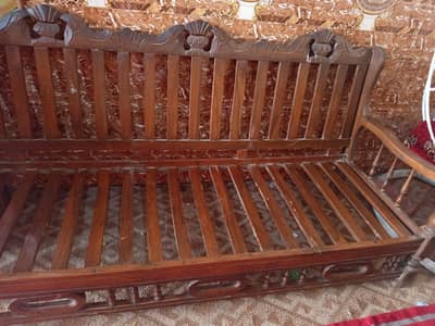 for sale clean furnish diyar wood sofa set