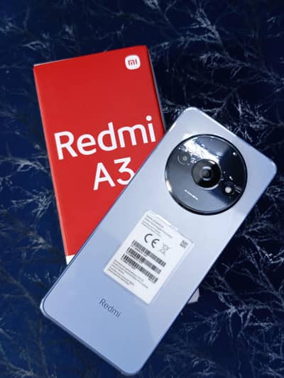 Xiaomi Redmi A3 4+4/64 PTA APPROVED Complete box for sale