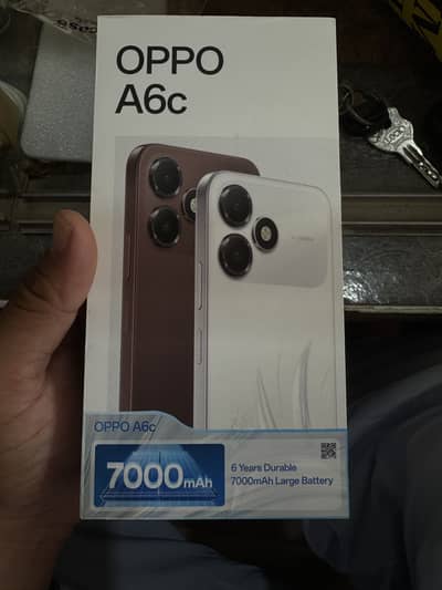 OPPO A6c 4/64 With complete box