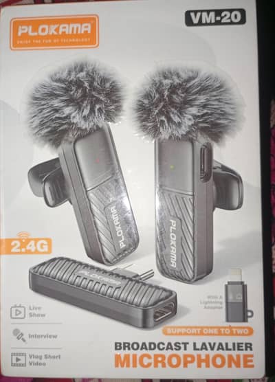 Microphone Dual plokama vm-20 2.4G