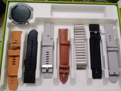D9 Smart watch round dail Watch 4 with 7straps