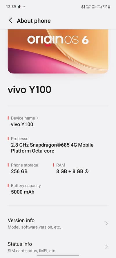 Vivo Y100