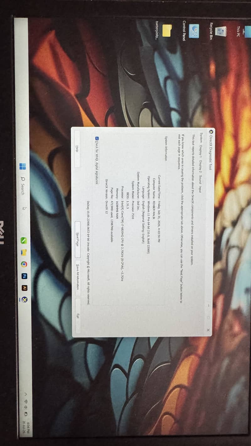 Dell Precision 7510 1