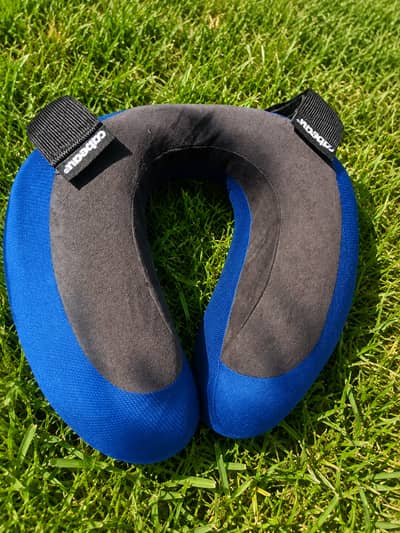 Premium Blue Travel Neck Pillow | Soft U-Shaped Travel Cushion