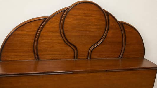Wooden Double Bed with Mattress & Storage – Excellent Condition