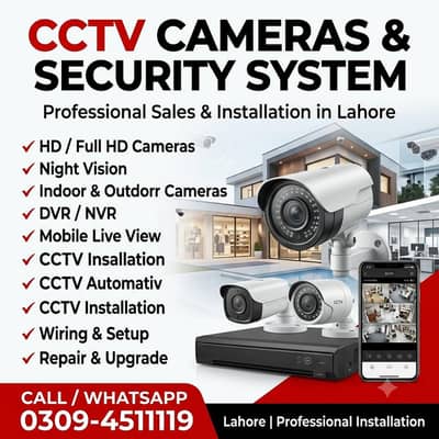 CCTV Cameras – Sales, Installation & Complete Security Solutions