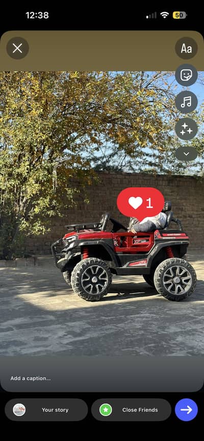 2 seater UTV kids jeep 4 wheels have batteries power | kids jeep |