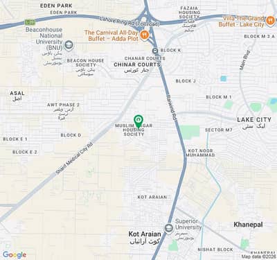 1 Kanal upper Portion for rent in Muslim nagar