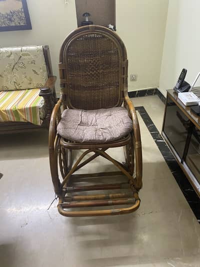 Cane rocking chair