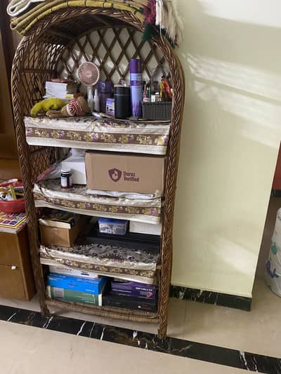 Cane book rack