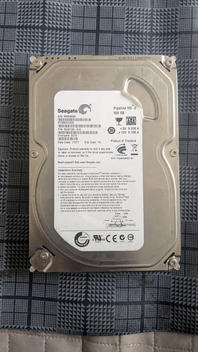 80+ percentage hard drive 500 gb Whatsapp 0325-2525552