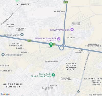 Open Commercial Plot Available For Sale Sadi Garden Block 2