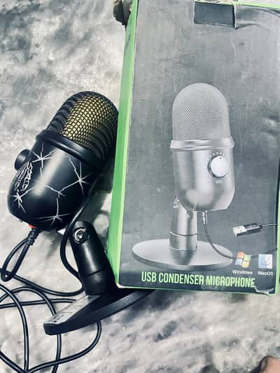 Microphone for asmr and gaming