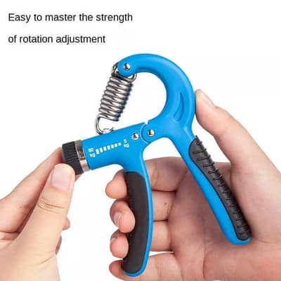 Adjustable Resistance Hand Gripper 5-60kg Black ABS